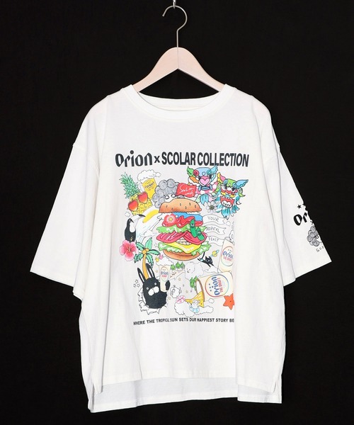 ScoLar（スカラー） tシャツ 161676：orion×ScoLar Happy Paradise T