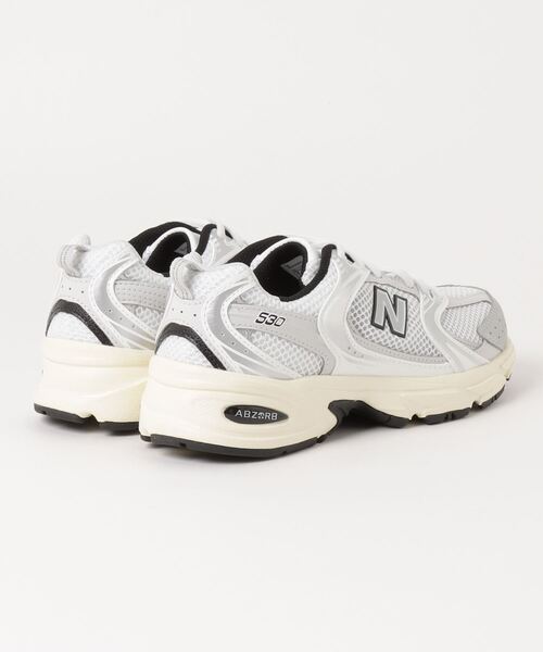 「New Balance」 ローカットスニーカー 24.5cm シルバー メンズの画像