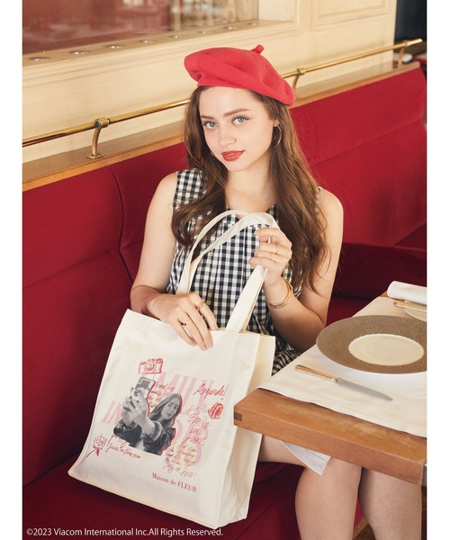 「Maison de FLEUR」 トートバッグ FREE アイボリー レディース_画像6