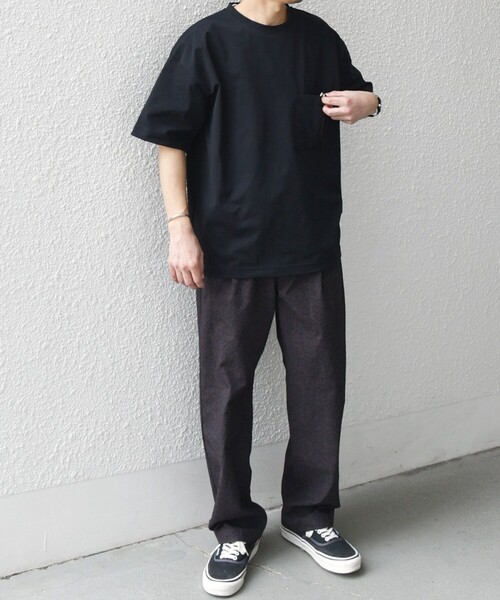 「SHIPS any」 半袖Tシャツ X-LARGE ブラック メンズ_画像7