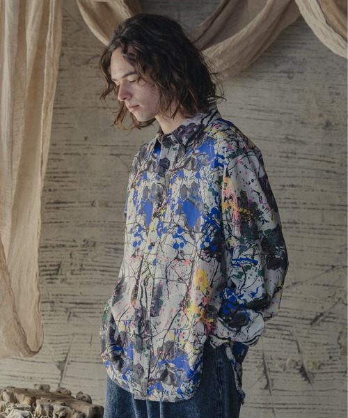 「Casper John」 長袖シャツ X-SMALL ブルー メンズ_画像9