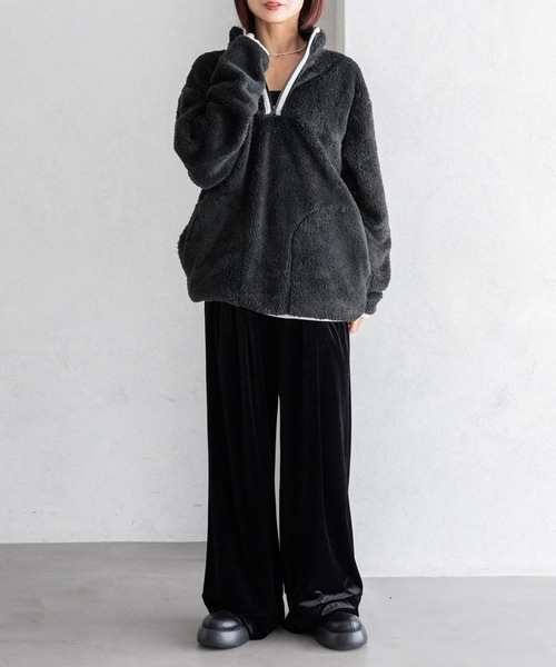 「Healthknit」 長袖カットソー FREE ライトベージュ レディース_画像3