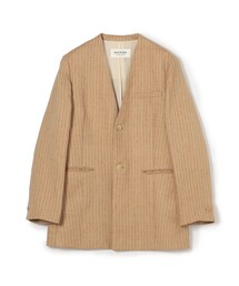 MACPHEE（マカフィー） ジャケット ノーカラージャケット シルクネップ