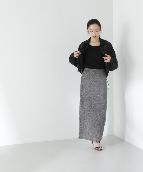 「NATURAL BEAUTY BASIC」 ブルゾン SMALL オフホワイト レディース_画像4