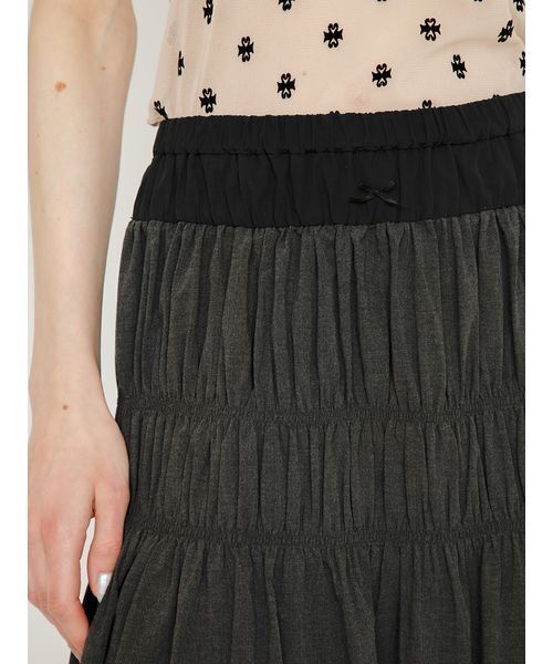 SORIN（ソリン） スカート Double Waist Shirring Skirt/ダブル