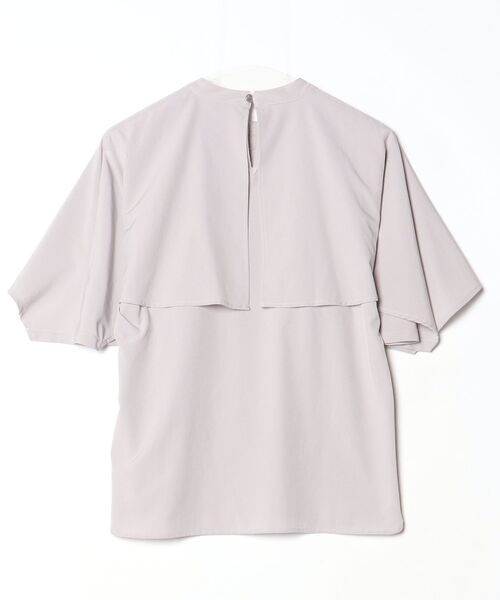 「RUIRUE BOUTIQUE」 7分袖ブラウス M ライトグレー レディース_画像2