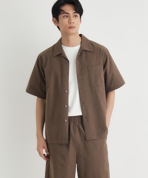 Right-on（ライトオン） シャツ 半袖 PLUS ONE(プラスワン)メッシュ