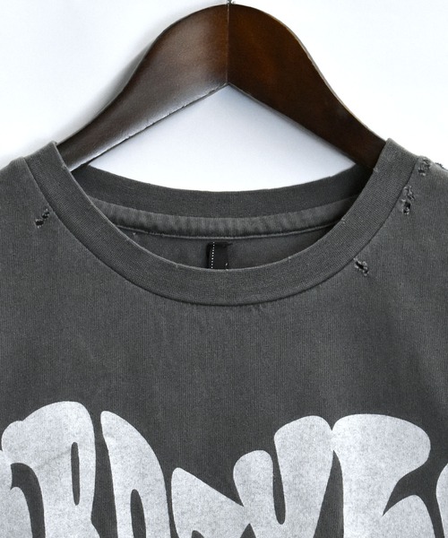 「Starting Over」 7分袖Tシャツ X-LARGE ブラック系その他 メンズ_画像5