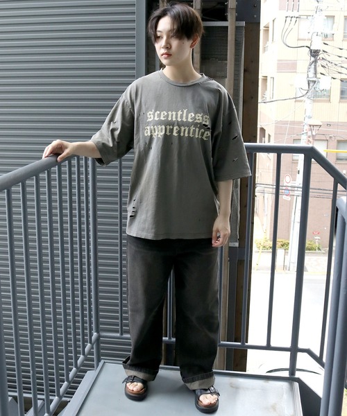 「Starting Over」 7分袖Tシャツ X-LARGE ブラック系その他 メンズ_画像9