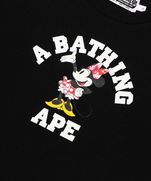 A BATHING APE（アベイシングエイプ） tシャツ 半袖 BAPE X DISNEY