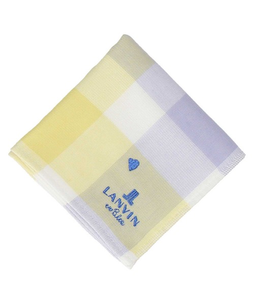 LANVIN en Bleu ハンカチ タオルハンカチ レディース メンズ