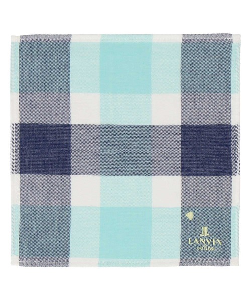 LANVIN en Bleu ハンカチ タオルハンカチ レディース メンズ