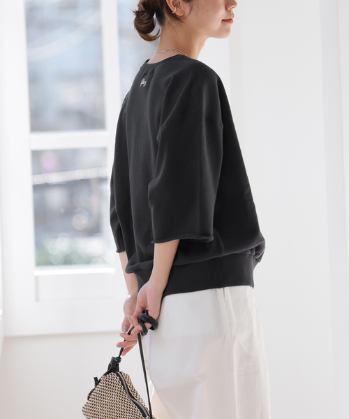 「JOURNAL STANDARD relume」 7分袖カットソー FREE グレー レディース_画像8