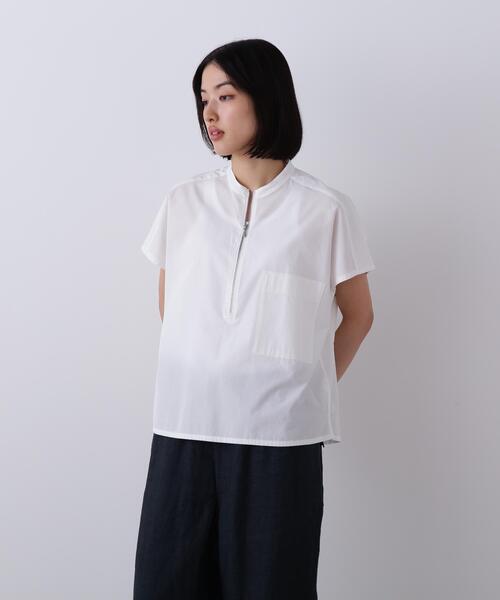 YLEVE（イレーヴ） ブラウス シャツ 半袖 YLEVE / COTTON CUPRA HALF
