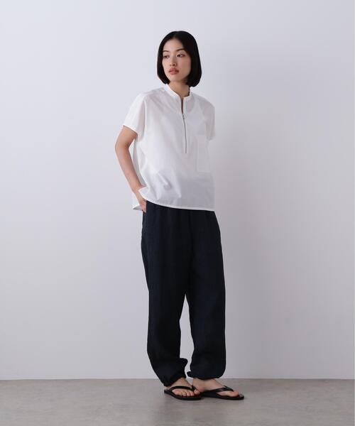 YLEVE（イレーヴ） ブラウス シャツ 半袖 YLEVE / COTTON CUPRA HALF