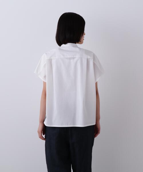 YLEVE（イレーヴ） ブラウス シャツ 半袖 YLEVE / COTTON CUPRA HALF 