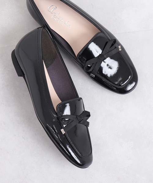 「artemis by DIANA」 フラットパンプス 24.5cm ブラック レディース_画像4