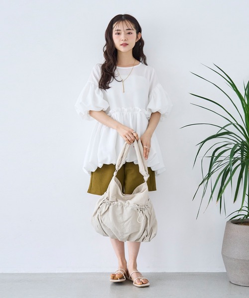 「mil」 ショルダーバッグ ONE SIZE ブラウン レディース_画像2
