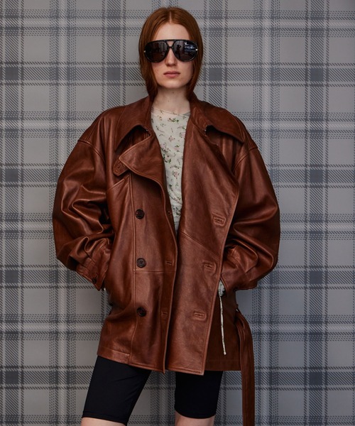 MAISON SPECIAL（メゾンスペシャル） トレンチコート コート Leather