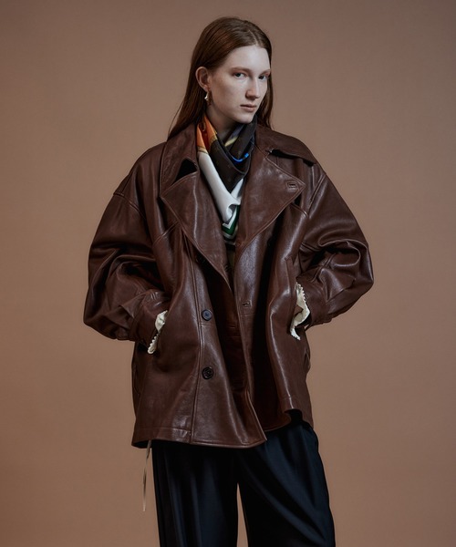 MAISON SPECIAL（メゾンスペシャル） トレンチコート コート Leather