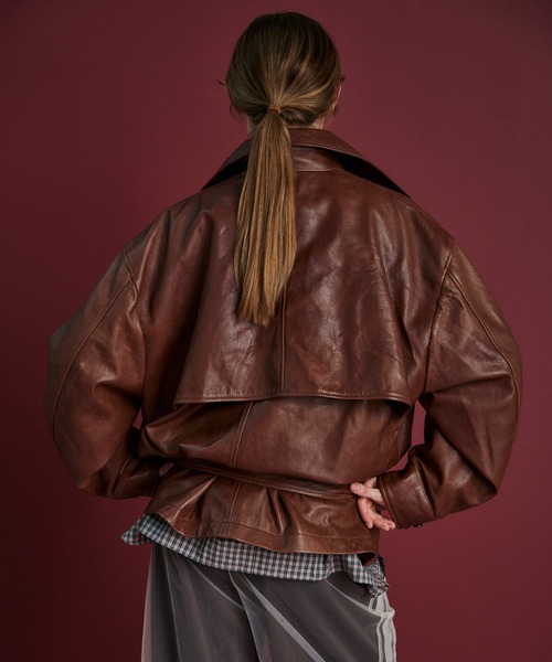 MAISON SPECIAL（メゾンスペシャル） トレンチコート コート Leather