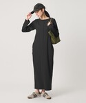 ワンピース 「WEB限定」リブ ロングスリーブ...の詳細画像4