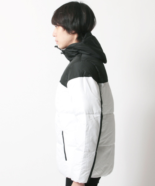 SHISKY（シスキー） ブルゾン アウター タフタ 切替 中綿 ジャケット