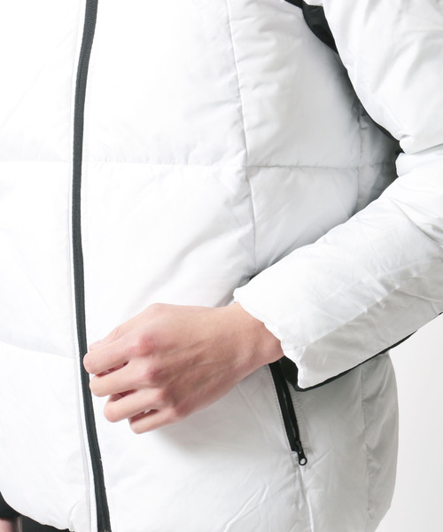 SHISKY（シスキー） ブルゾン アウター タフタ 切替 中綿 ジャケット