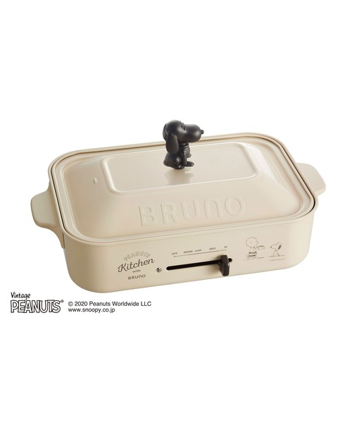 BRUNO PEANUTS コンパクトホットプレート : ZOZOTOWN Yahoo!店