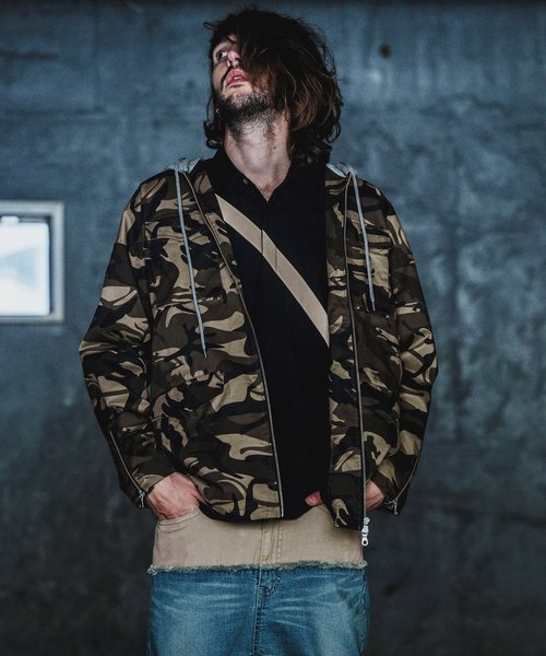 コットン ジャケット ミリタリージャケット フード付M-65typeJKT ZOZOTOWN PayPayモール店 - 通販 - PayPayモール サイズ
