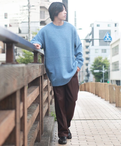 WESTSEA（ウエストシー） セーター ニット オーバーサイズ 長袖クルー