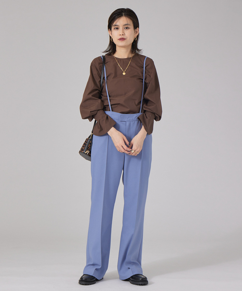 ブラウス シャツ タックフレアブラウス レディース Rouge vif ブラウス シャツ タックフレアブラウス レディース