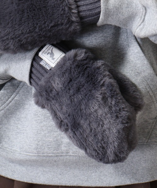 KANGOL（カンゴール） 手袋 フェイクファーミトン メンズ レディース