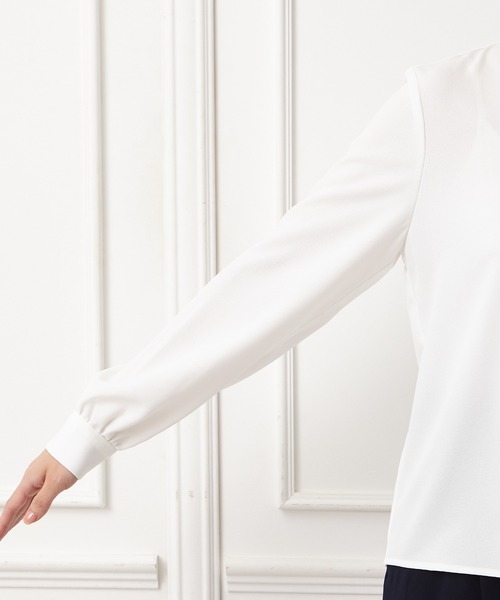 AIMER（エメ） セットアップ ツイードジャケット・ボウタイブラウス