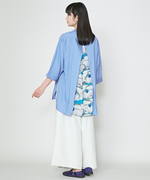 カヤ 「カヤ」-SHIKI-四季 夏姿八掛長丈トップス レディース