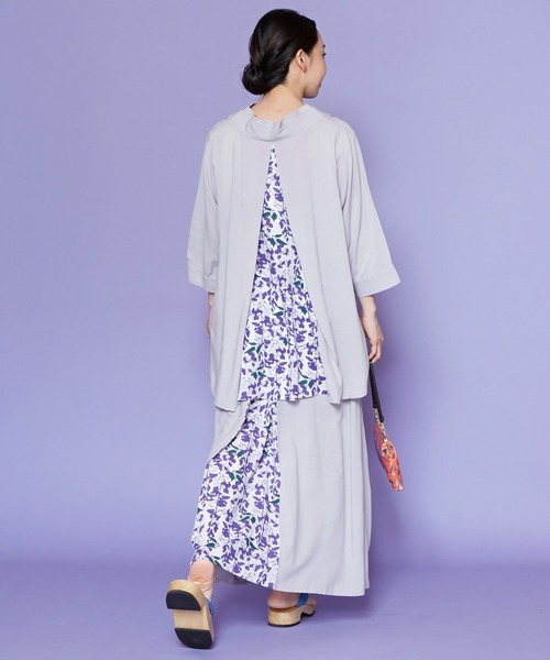 カヤ 「カヤ」-SHIKI-四季 夏姿八掛長丈トップス レディース