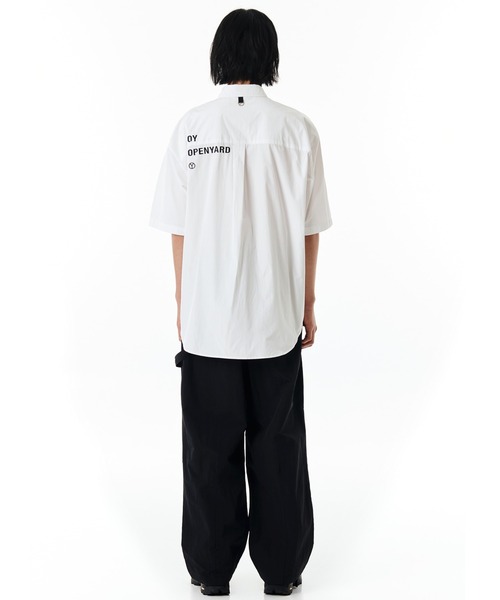 OY シャツ 「OY/オーワイ」 LEATHER POCKET HALF SHIRTS/レザー