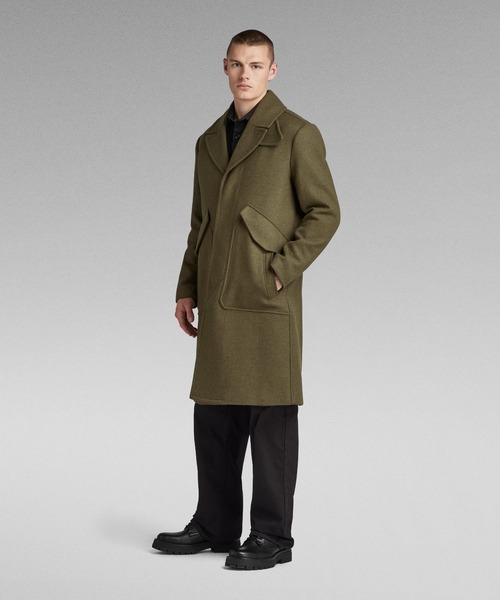 G-STAR RAW チェスターコート コート WOOL OVERCOAT/ウールオーバー