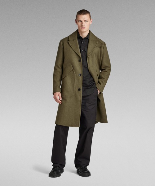 G-STAR RAW チェスターコート コート WOOL OVERCOAT/ウールオーバー