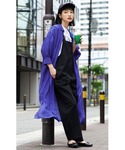シャツワンピース 楊柳シアー ボリュームスリー...の詳細画像4