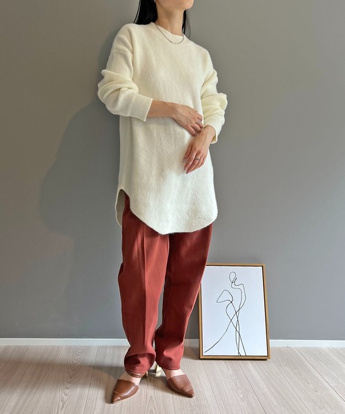 ネミカ NEMIKA ワイドパンツ イージー ウエストゴム ペイズリー柄 17