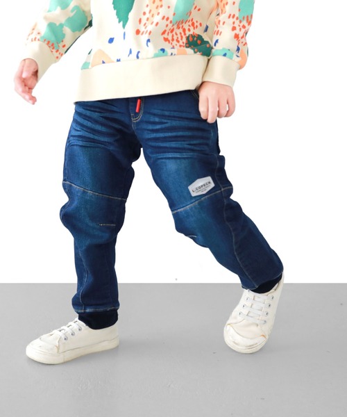 L.COPECK（エルコペック） パンツ ニット風デニムジョガーパンツ