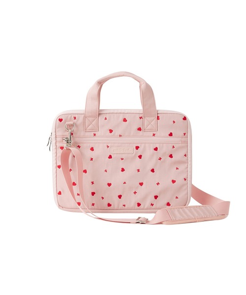 MILKFED.（ミルクフェド） タブレットケース HEART EMBROIDERY PC BAG