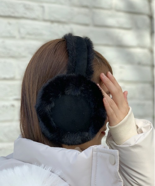 耳当て イヤーマフ 「寒い冬でも可愛く防寒！」ムートン