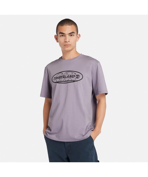 Timberland tシャツ 半袖 バック グラフィック Tシャツ ユニ