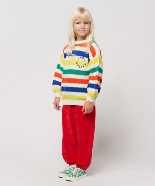 BOBO CHOSES ニット セーター Bobo Choses Multicolor Stripes