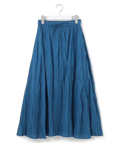 J.PRESS YORK STREET スカート 「WOMEN」クリンクルフレア