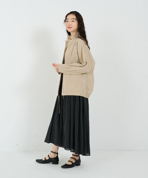 コンジェペイエ　シャーリングスタンドシャツ　涼しい素材 コンジェペイエ シャーリングスタンドシャツ 涼しい素材 conges