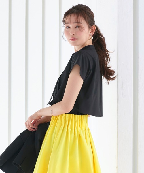 RUIRUE BOUTIQUE（ルイルエブティック） ブラウス シャツ 半袖 洗える