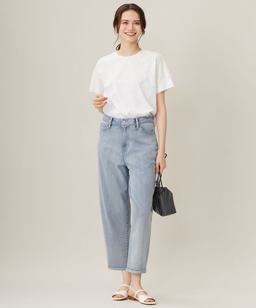 自由区 tシャツ 「洗える」レース Tシャツ レディース